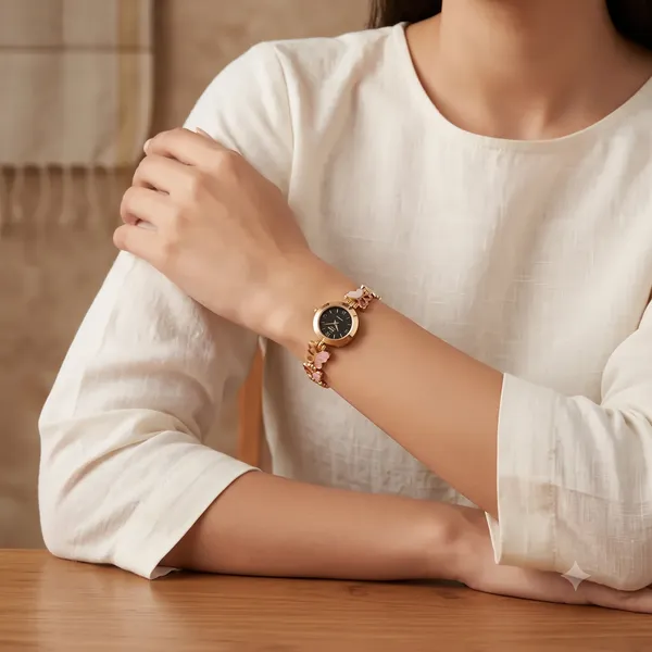 Gold_Brass_Premium_Fashion_Watch_For_Women