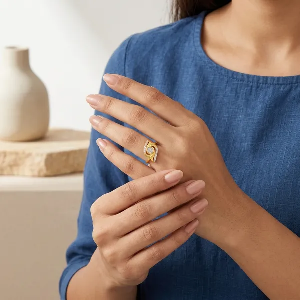 Gold_Brass_Premium_Classic_Ring_For_Women