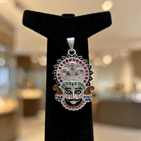 Sterling_Silver_Khatu_Shyam_Ji_Pendant