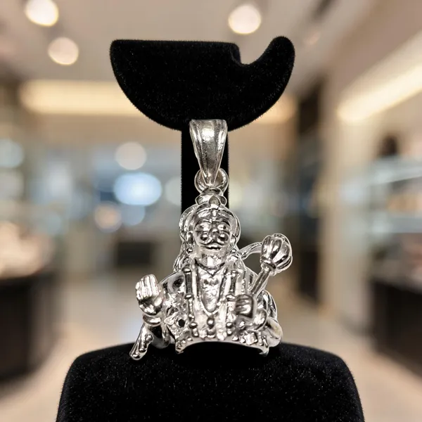 Sterling_Silver_Hanumanji_Pendant