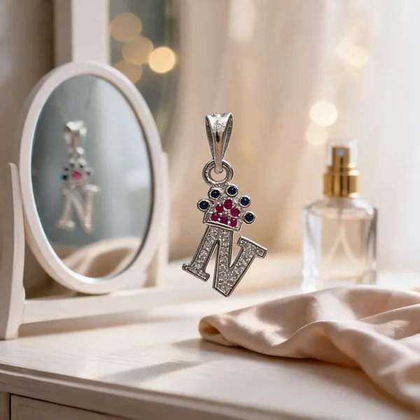 Sterling_Silver_Initial_Letter_Pendant
