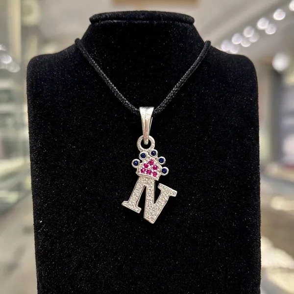 Sterling_Silver_Initial_Letter_Pendant