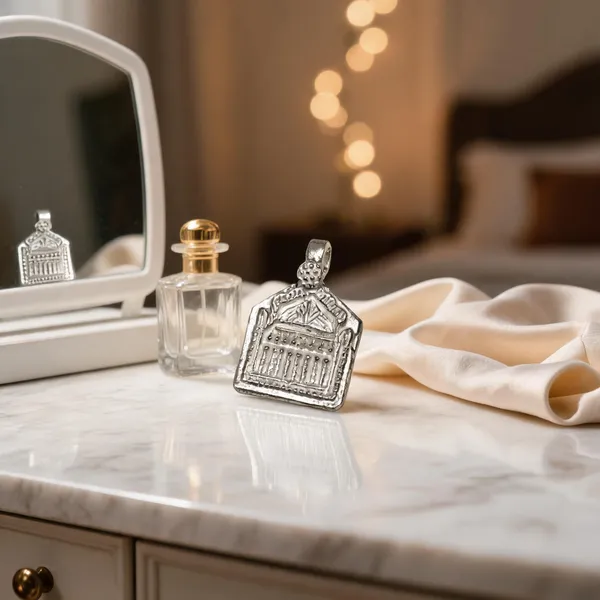 Sterling_Silver_Kaaba_Sharif_Pendant