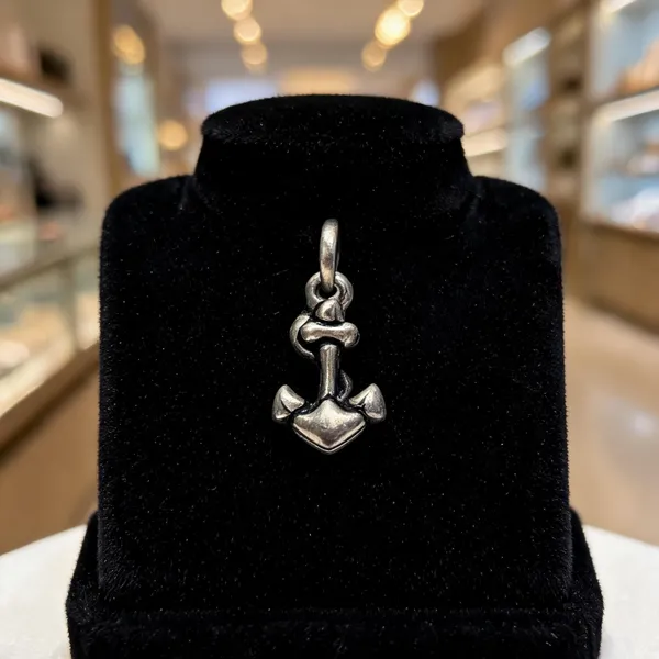 925_Sterling_Silver_Oxidised_Anchor_Pendant