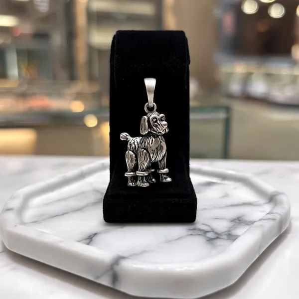 925_Sterling_Silver_Oxidised_Finish_Dog_Pendant