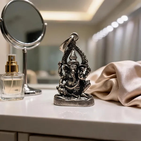 925_Sterling_Silver_Oxidised_Finish_Lord_Ganesha_Idol_Pendant