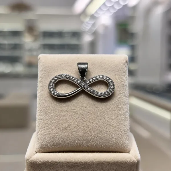 925_Sterling_Silver_Platinum_Finish_Infinity_Pendant
