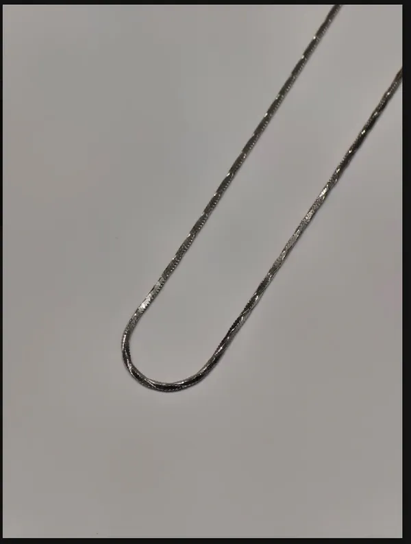 925_Sterling_Silver_Platinum_Herringbone_Chain