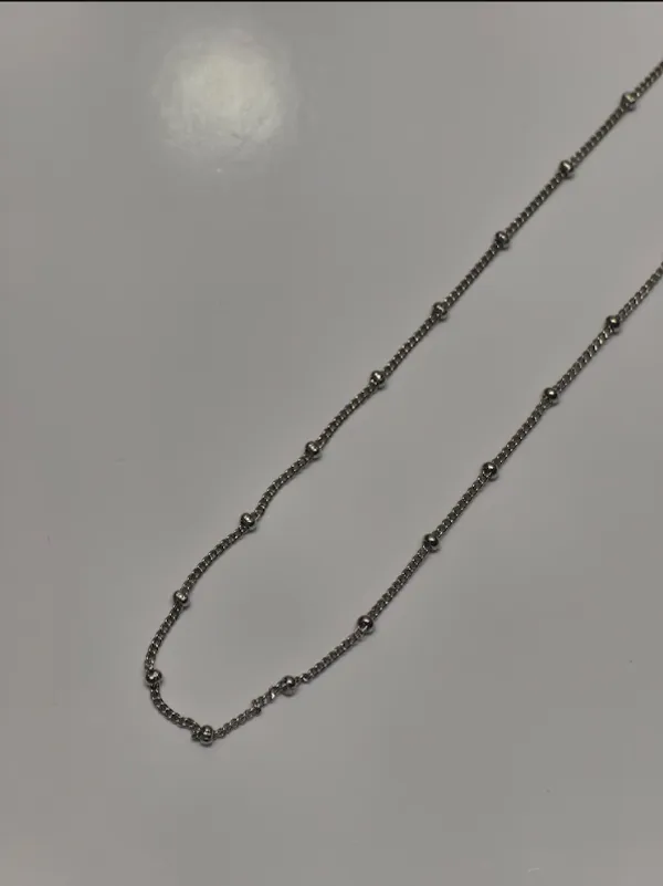 925_Sterling_Silver_Platinum_Beaded_Station_Chain