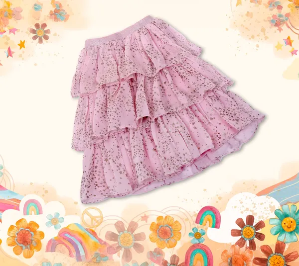 Pink_White_Cotton_Floral_Layered_Rara_Skirt_For_Girls