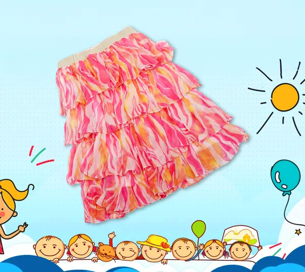 Pink_Orange_Cotton_Marble_Print_Layered_Rara_Skirt_For_Girls