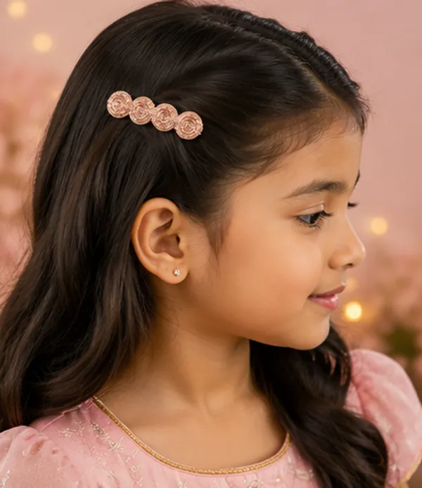 Rose_Gold_Sparkle_Handcrafted_Spiral_Hair_Clips