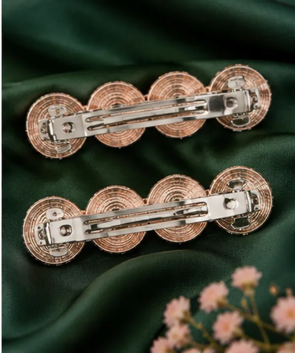 Rose_Gold_Sparkle_Handcrafted_Spiral_Hair_Clips