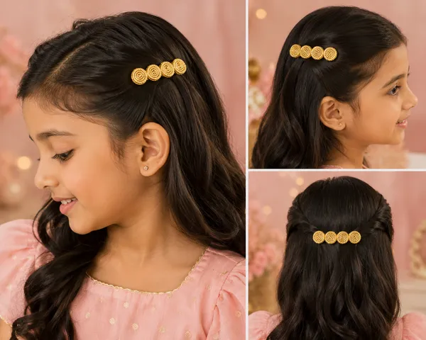 Golden_Sparkle_Handcrafted_Spiral_Hair_Clips