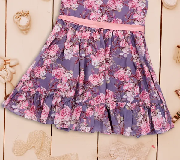 Purple_&_Peach_Cotton_Ra-Ra_Layered_Dress_For_Girls