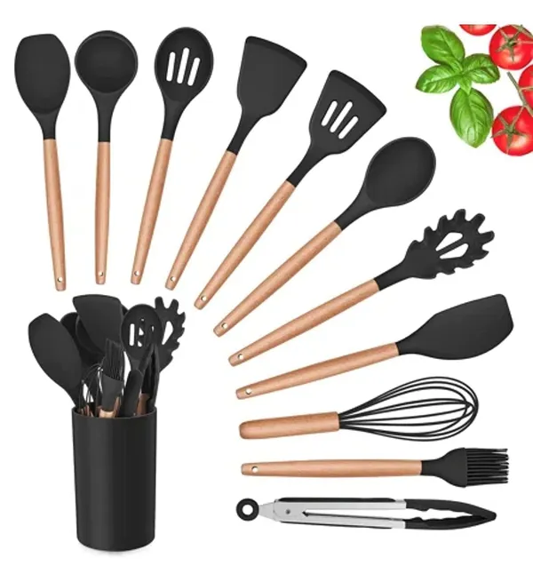 Silicone_Wooden_Spatula_Set_With_Stand_11_Pcs_Heat_Resistant_Cooking_Utensils_Non_Stick_Kitchen_Tools_For_Baking_Stirring_And_Frying