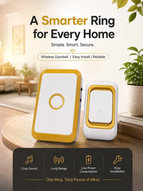 Wireless_Smart_Doorbell_Kit_With_Long_Range_Receiver_Waterproof_Wireless_Door_Chime