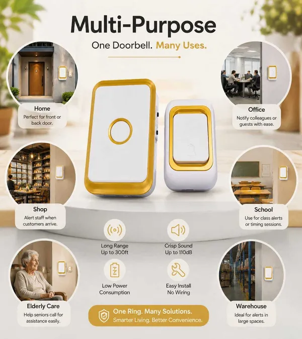 Wireless_Smart_Doorbell_Kit_With_Long_Range_Receiver_Waterproof_Wireless_Door_Chime