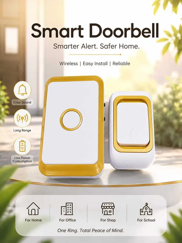 Wireless_Smart_Doorbell_Kit_With_Long_Range_Receiver_Waterproof_Wireless_Door_Chime