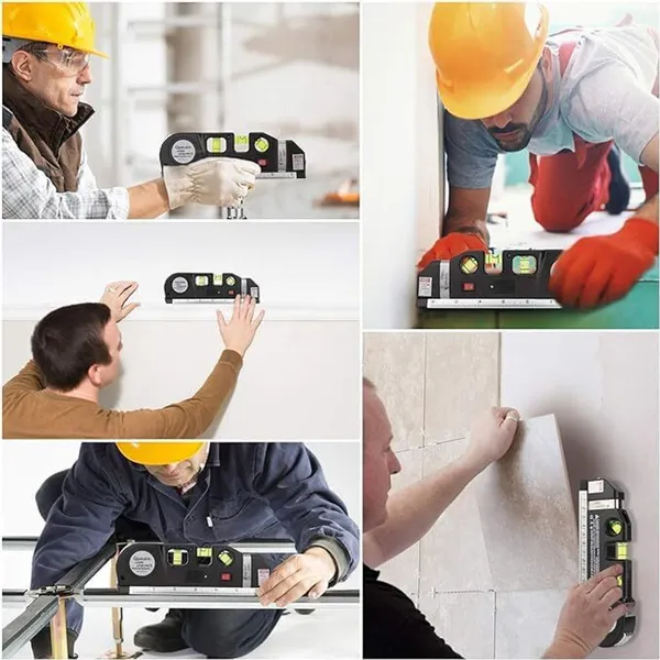 Multipurpose_Laser_Level_Measuring_Tape_Tool_With_Built_In_Ruler_Spirit_Non_Magnetic_Carpenter_S_Level
