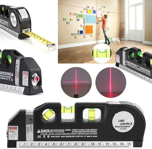 Multipurpose_Laser_Level_Measuring_Tape_Tool_With_Built_In_Ruler_Spirit_Non_Magnetic_Carpenter_S_Level