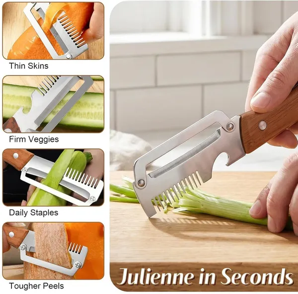 Steel_Vegetable_Peeler_With_Julienne_Cutter_Wooden_Handle_Straight_Peeler