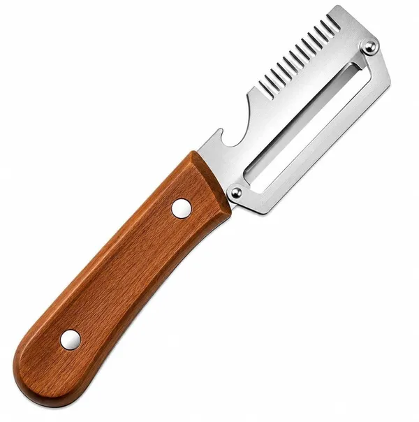 Steel_Vegetable_Peeler_With_Julienne_Cutter_Wooden_Handle_Straight_Peeler