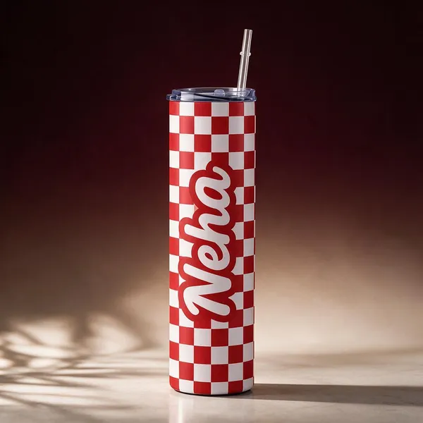 Elara_Metal_Sipper_700_ML_|_Cherry_Check_|_Double-Walled_Hot_&_Cold_Tumbler