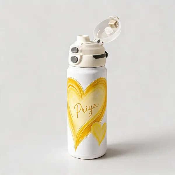 Stainless_Steel_Personalised_Heart_Print_White_Flip_Top_Water_Bottle