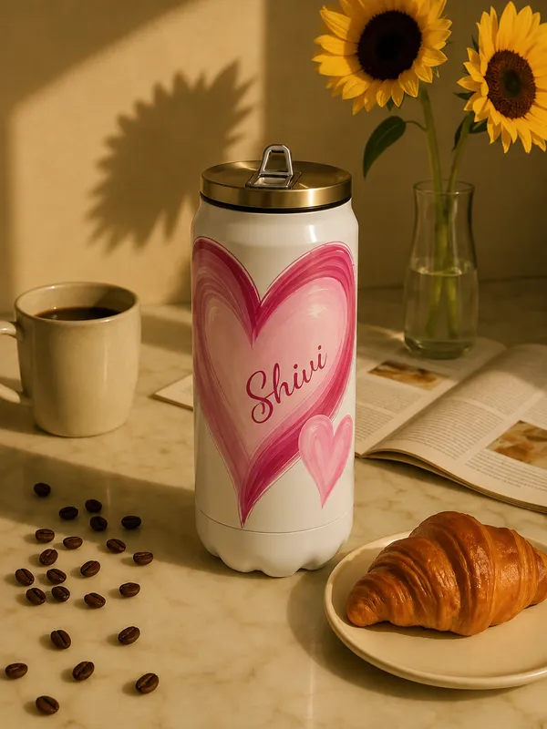Stainless_Steel_Personalised_Heart_Print_White_Water_Bottle_With_Loop_Lid