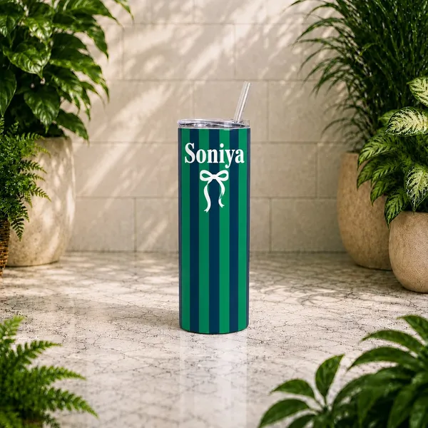 Green_And_Blue_Striped_Tumbler_With_Straw