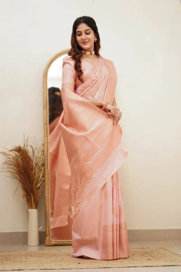 Peach_Traditional_Saree_for_Women