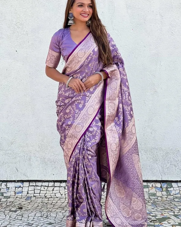 Purple_Floral_Print_Saree_for_Women