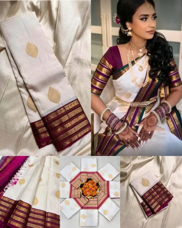 White_Gold_Motif_Traditional_Saree_for_Women