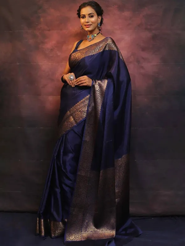 Navy_Blue_Woven_Saree_for_Women