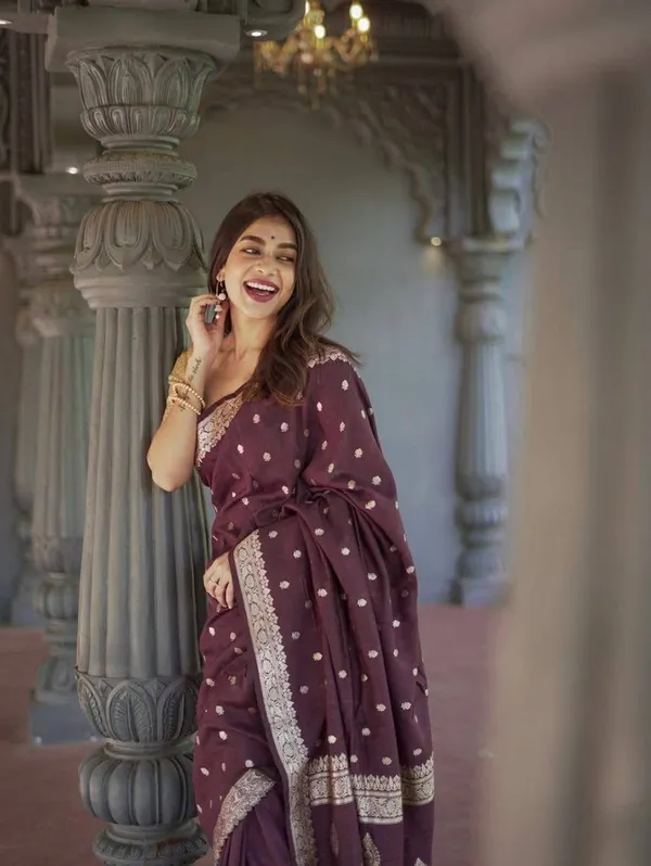 Maroon_Printed_Saree_for_Women