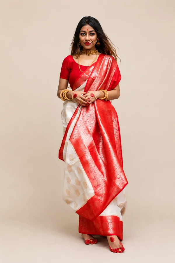 Traditional_Red_&_White_Banarasi_Silk_Saree_with_Gold_Woven_Motifs