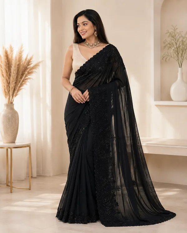 Women’s_Black_Georgette_Saree_with_Heavy_Floral_Embroidered_Lace_Border_&_Sequin_Work