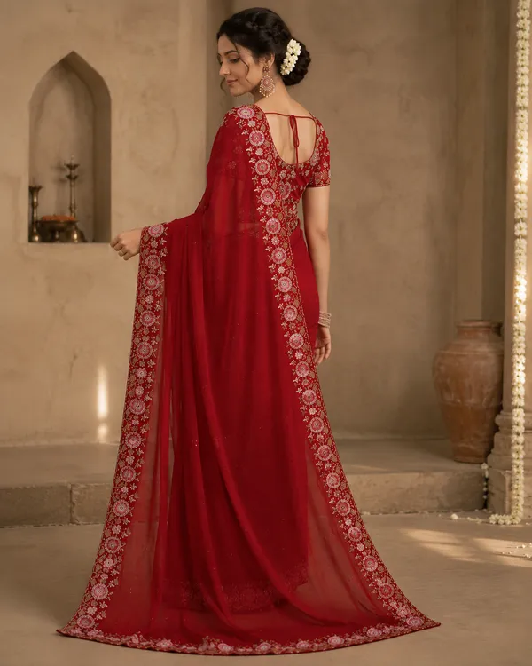Women’s_Red_Designer_Saree_with_Sequin_&_Moti_Embroidery_