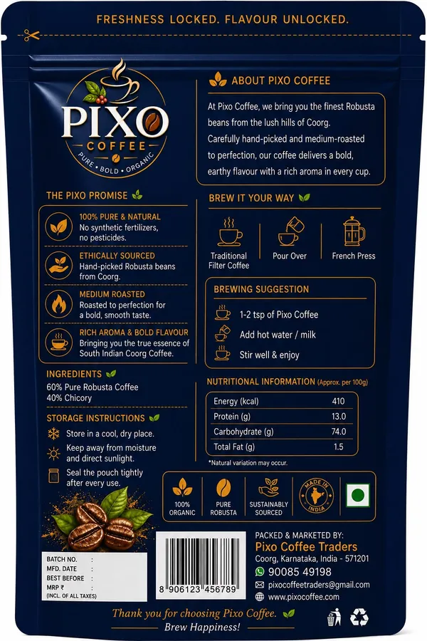 Pixo_Robusta_Silver_Medium_Roast_Coffee_Powder