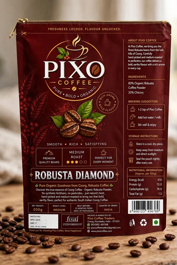 Pixo_Robusta_Diamond_Medium_Roast_Coffee_Powder