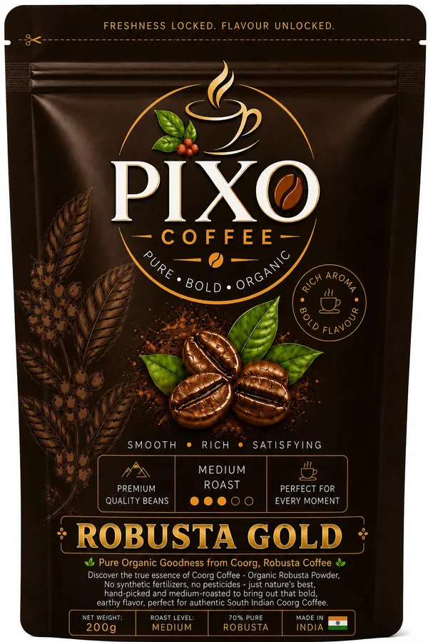 Pixo_Coffee_Robusta_Gold_Medium_Roast_Coffee_Powder_200_g