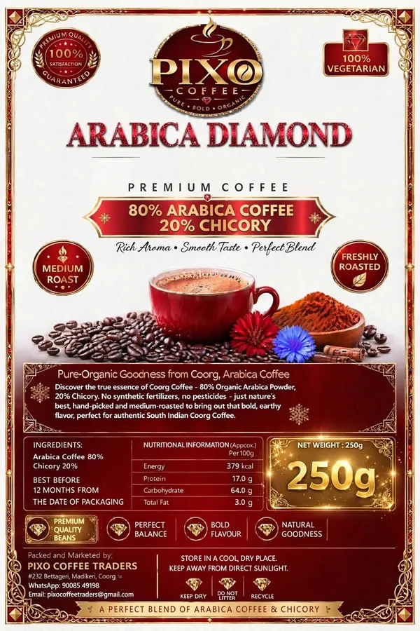 Pixo_Arabica_Diamond_80%_Arabica_Coffee_Powder_250_g