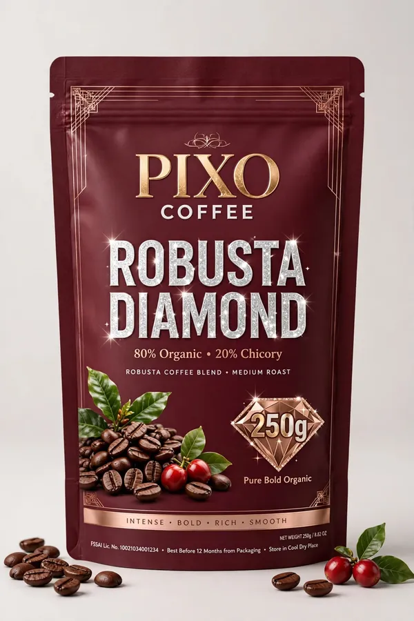Pixo_Coffee_Robusta_Diamond_Coffee_Blend_250_G