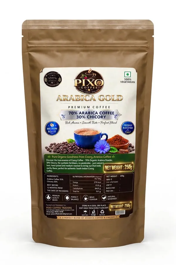 Pixo_Arabica_Gold_70%_Arabica_Coffee_250_g