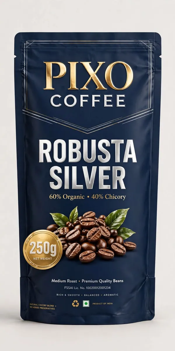 Pixo_Coffee_Robusta_Silver_Medium_Roast_Coffee_Powder_250_G