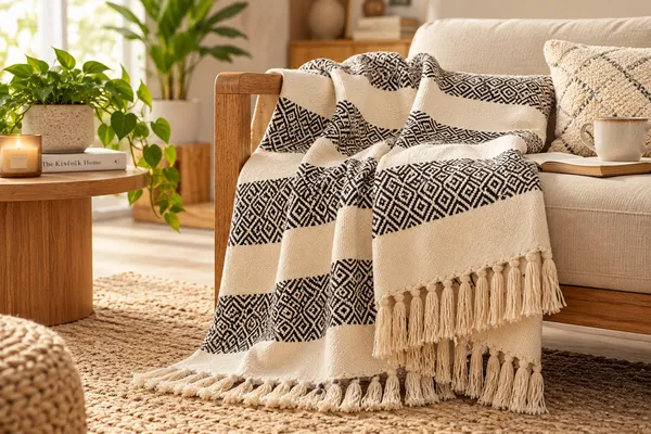 Hand_Loom__Diamond_Cotton_RC_Throw_with_self_fringes