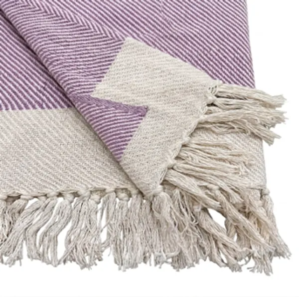Hand_Loom_Cabana_Stripe_100%_Pure_Cotton__Throw_with_Self_Fringes