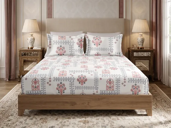 Elegance_100%_Cotton_300TC_Bedsheet_with_2_pillow_cases