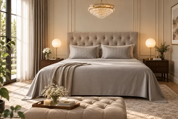Grey_Solid_Pattern_Bedspread